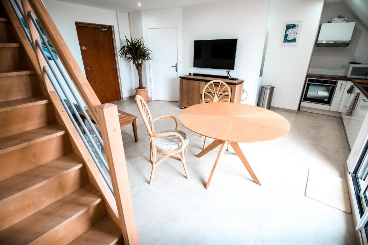 Appart-Duplex Vue Mer Panoramique Balcon & Piscine Proche Commerce Penmarc'h Bagian luar foto